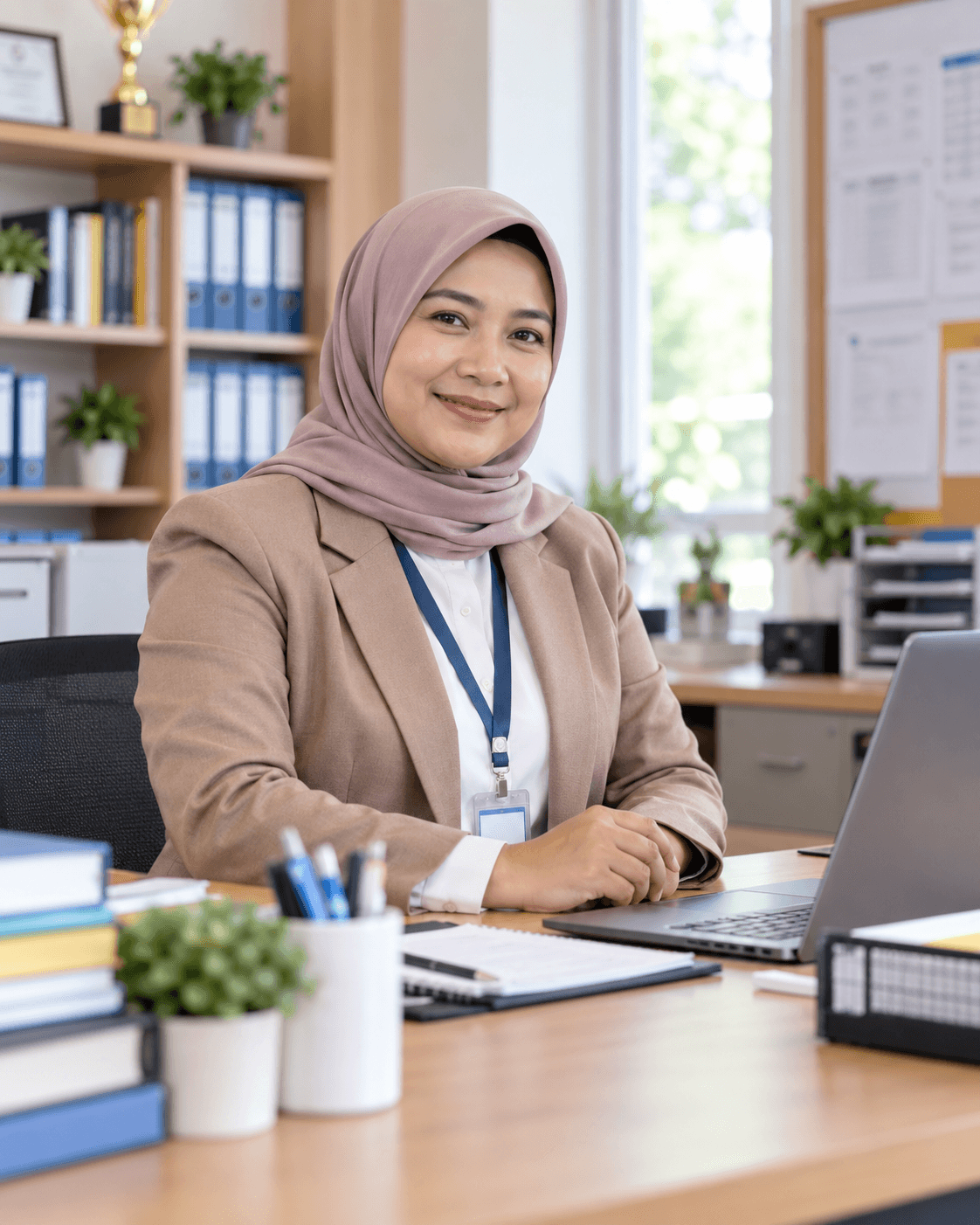 Administrator menggunakan QRION