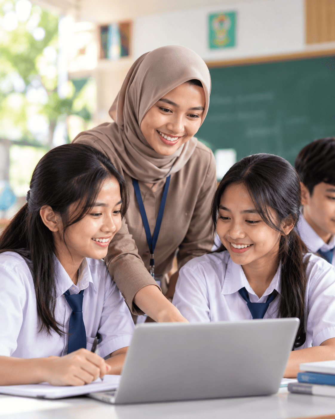 Guru menggunakan QRION