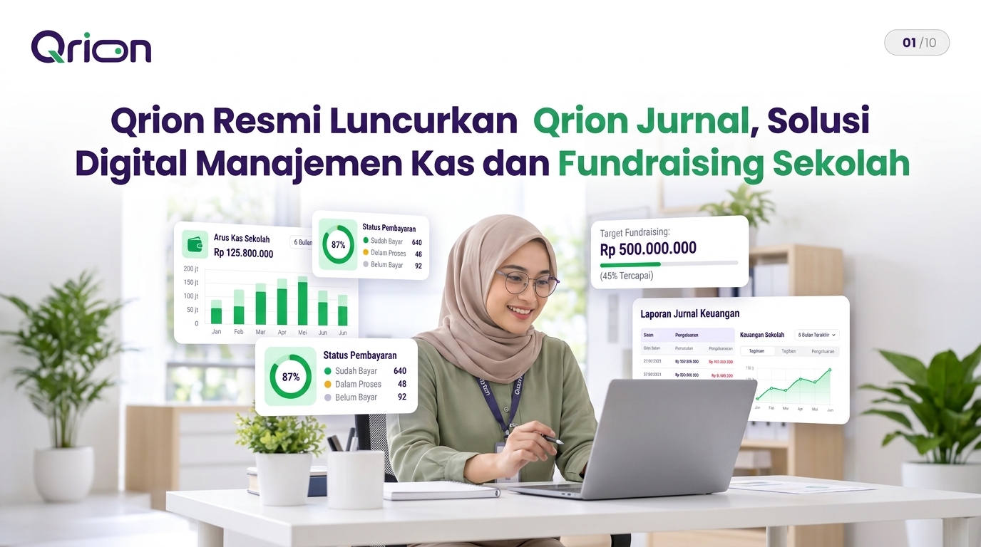 Qrion Resmi Luncurkan Qrion Jurnal, Solusi Digital Manajemen Kas dan Fundraising Sekolah