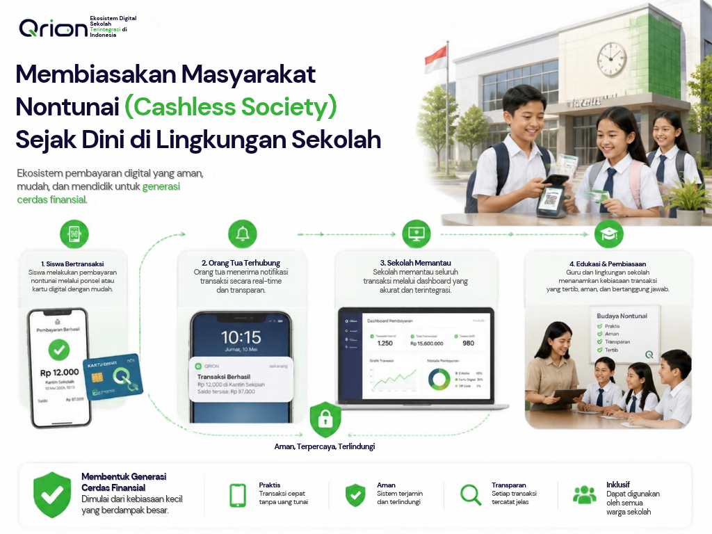 Membiasakan Masyarakat Nontunai (Cashless Society) Sejak Dini di Lingkungan Sekolah