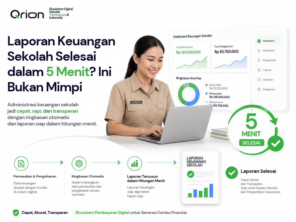 Laporan Keuangan Sekolah Selesai dalam 5 Menit? Ini Bukan Mimpi