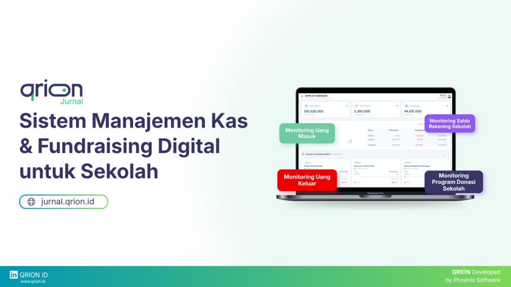 Qrion Resmi Luncurkan Qrion Jurnal, Solusi Digital Manajemen Kas dan Fundraising Sekolah