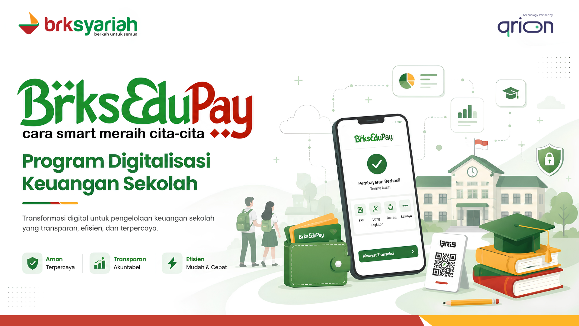 BRKSEduPay: Ekosistem Digital Keuangan Sekolah Dari BRK Syariah