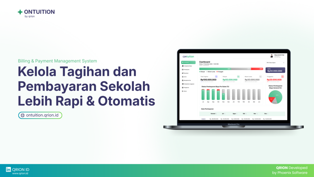 Sistem Keuangan Sekolah Ontuition Qrion